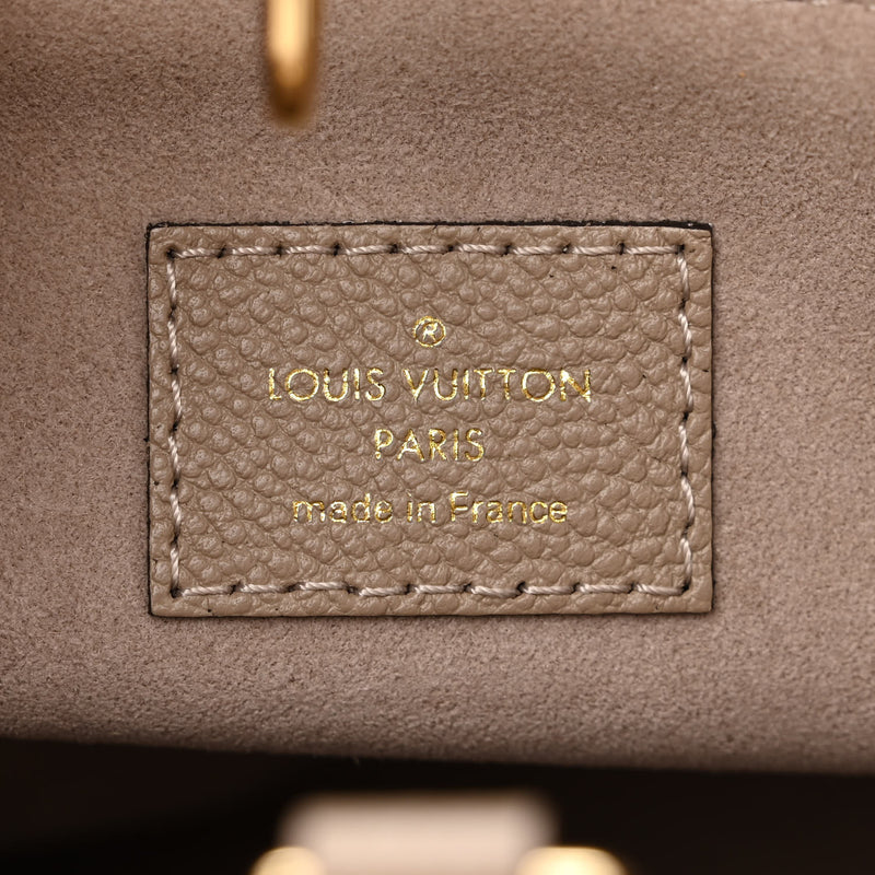 Louis Vuitton Empreinte Monogram Giant Onthego PM Tourterelle Creme