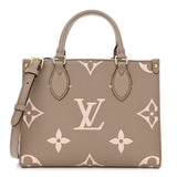 Louis Vuitton Empreinte Monogram Giant Onthego PM Tourterelle Creme